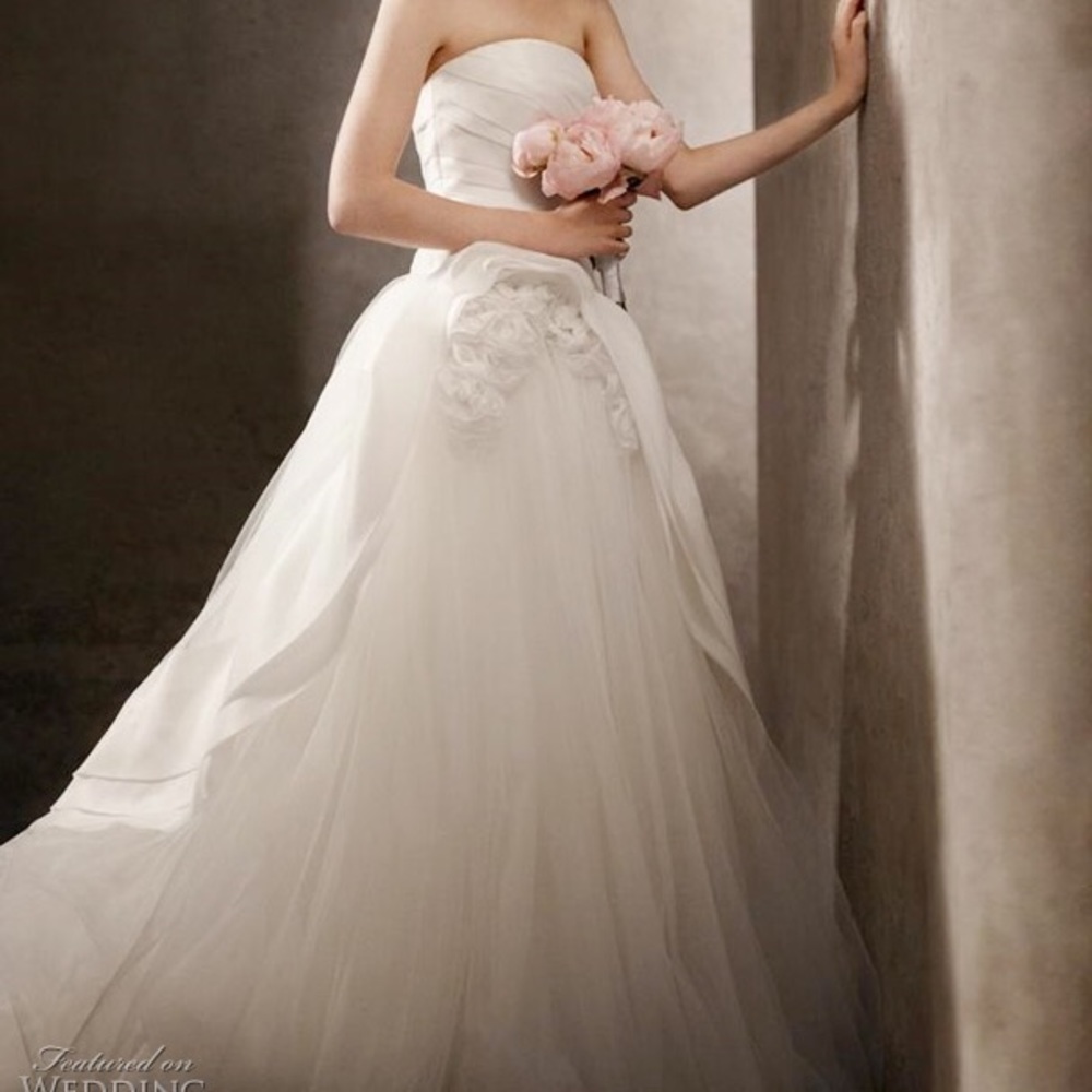 Vera Wang Wedding Gown and veil